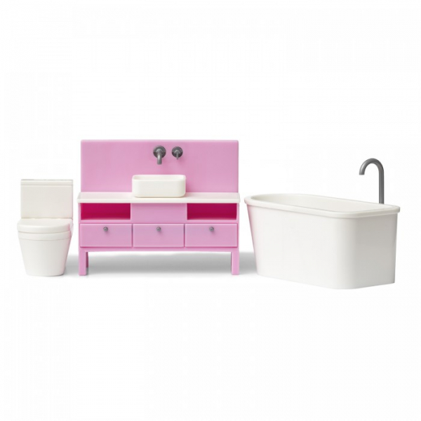 Купить lundby мебель для домика базовый набор для ванной комнаты lb_60305700