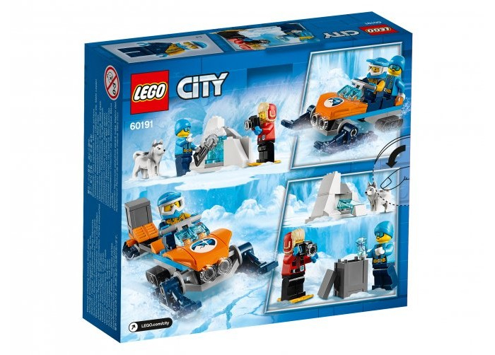 Купить конструктор lego city полярные исследователи 60191