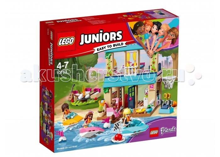 Купить конструктор lego juniors домик стефани у озера 10763