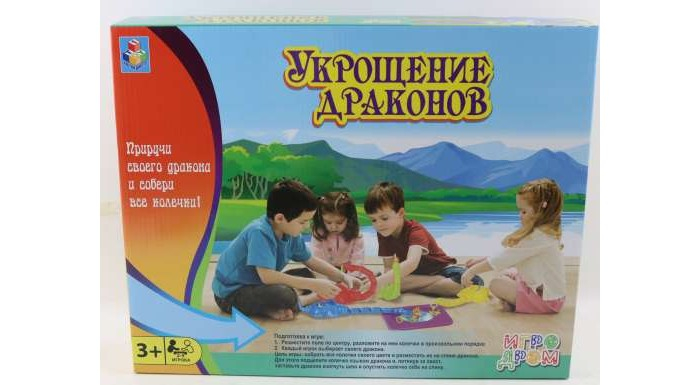 Купить 1 toy игра настольная укрощение драконов т13553