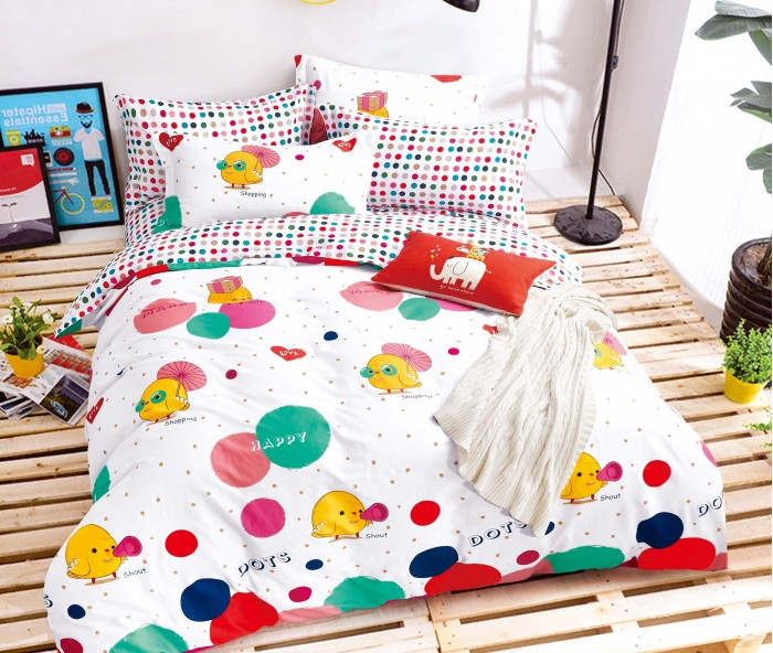 Купить постельное белье dream time happy dots (3 предмета) blk-46-sp-388-1c