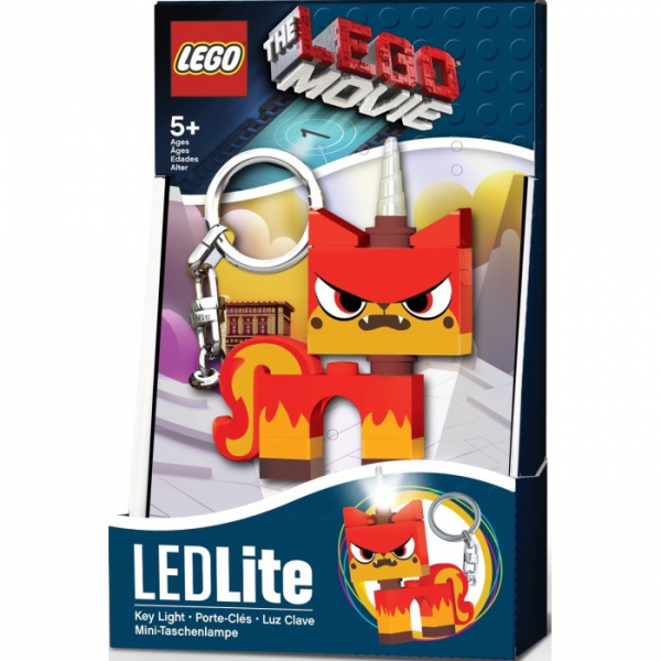 Купить конструктор lego брелок-фонарик для ключей movie - angry kitty lgl-ke45a