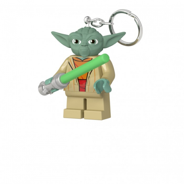 Купить конструктор lego брелок-фонарик для ключей star wars - yoda with lightsaber lgl-ke122