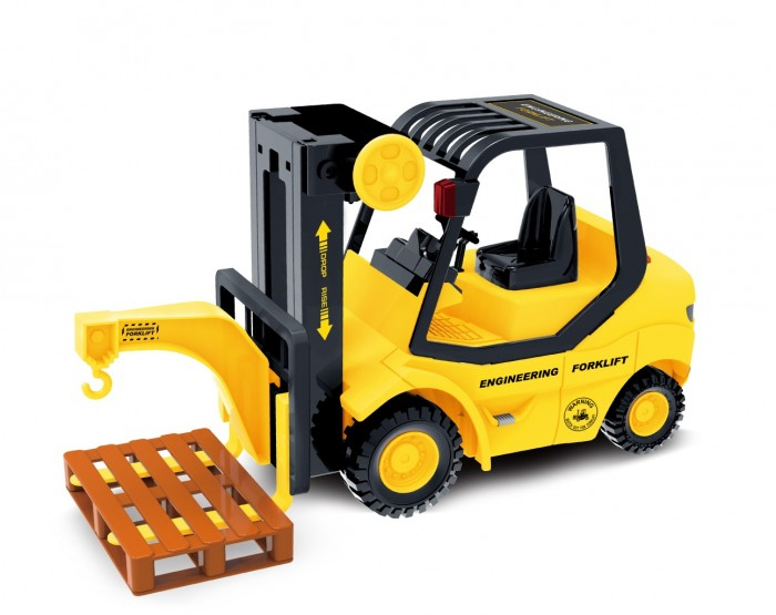 Купить drift спецтехника forklift truck 1:14 со звуком и светом фрикционный 70806