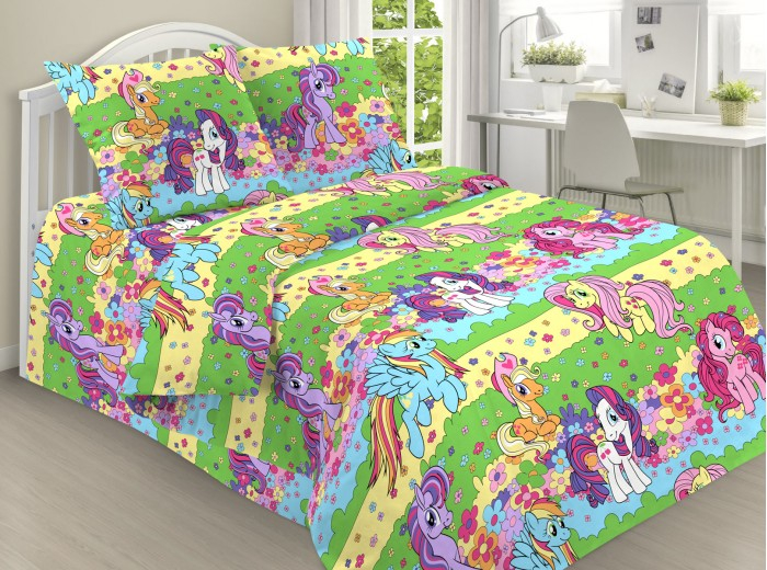 Купить постельное белье letto пони (3 предмета) pony_w50 pony_new50