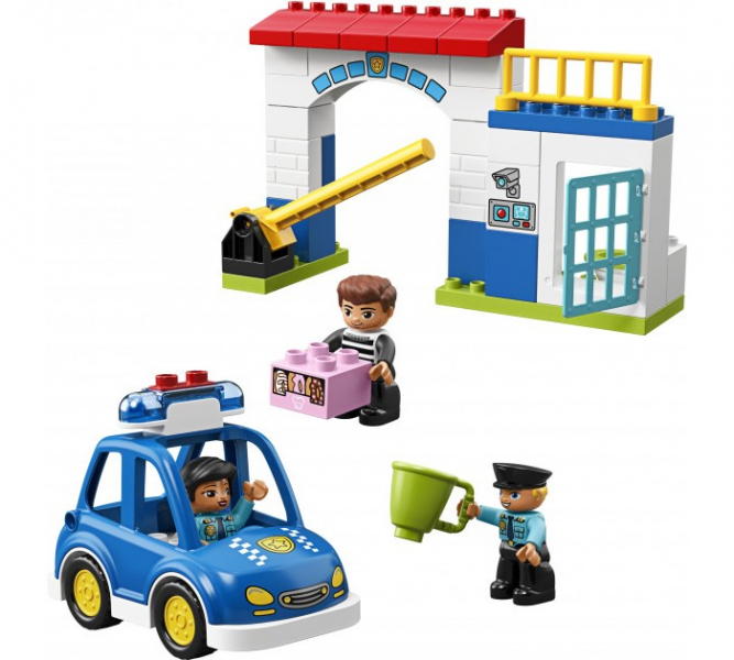 Купить конструктор lego duplo 10902 town полицейский участок 10902