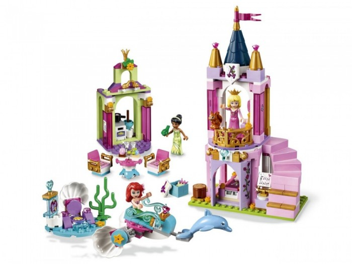 Купить конструктор lego disney princess 41162 королевский праздник ариэль авроры и тианы 41162