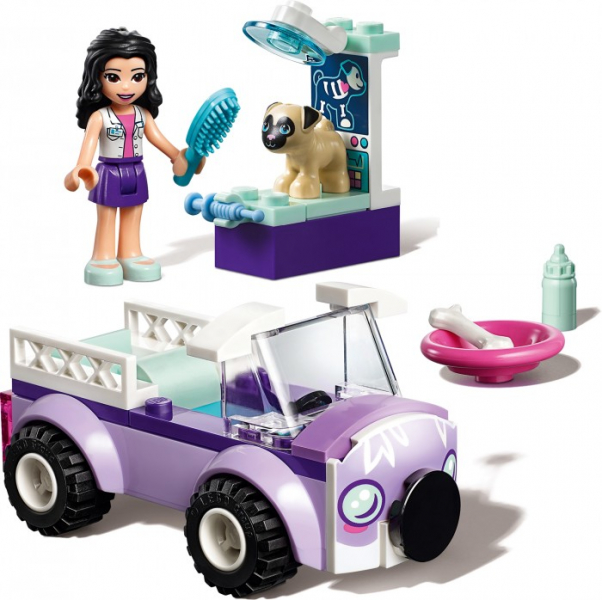 Купить конструктор lego friends 41360 передвижная ветклиника эммы 41360