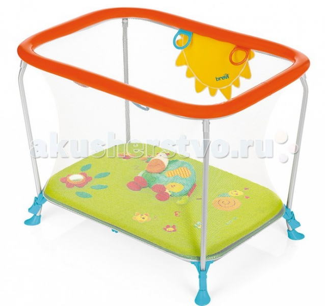 Купить манеж brevi soft & play green farm 580