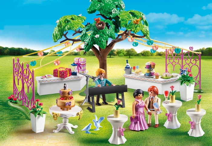 Купить конструктор playmobil стол для росписи новобрачных 9228pm