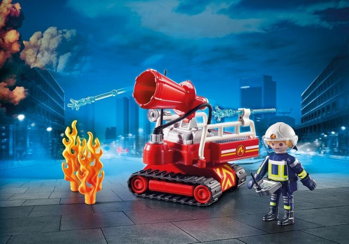 Купить конструктор playmobil пожарная машина с пенной пушкой 9467pm