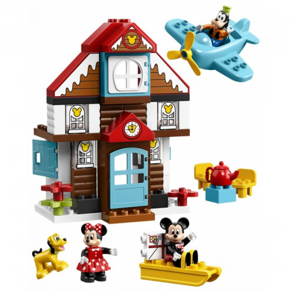 Купить конструктор lego duplo disney tm летний домик микки 10889