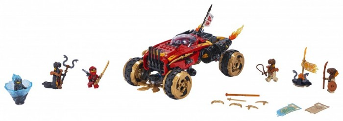 Купить конструктор lego ninjago внедорожник катана 4x4 70675