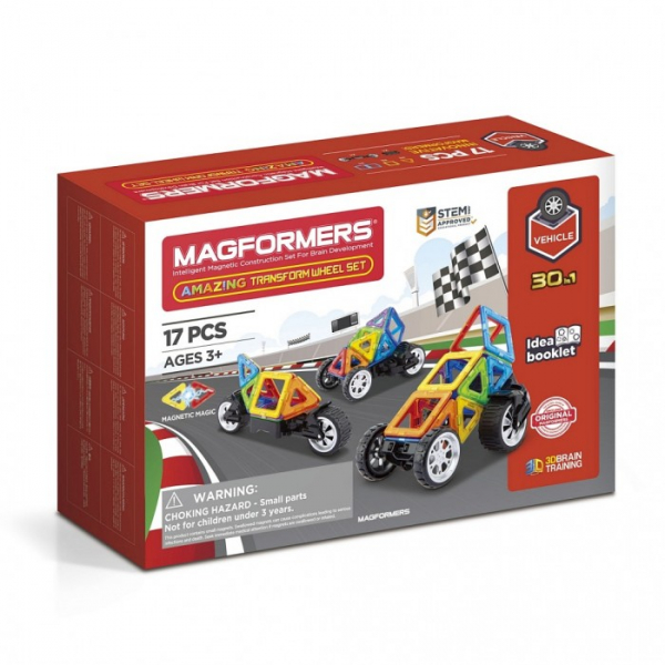 Купить конструктор magformers магнитный amazing transform wheel set 707019