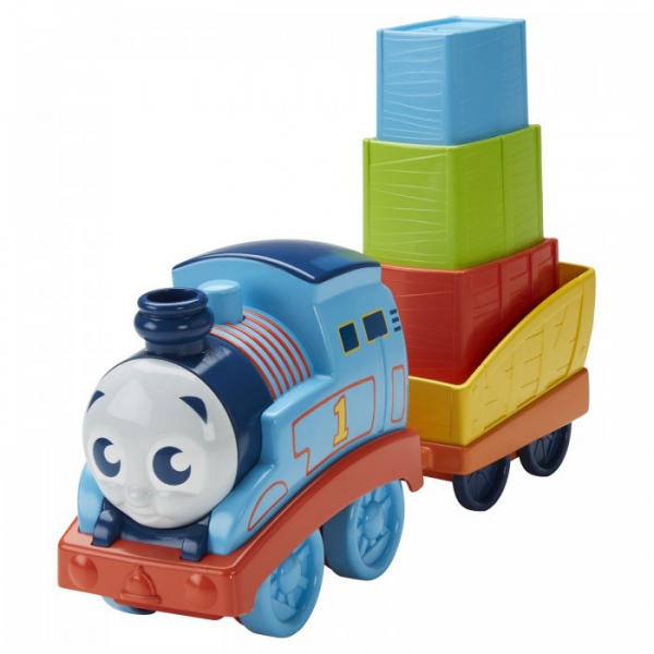 Купить thomas & friends паровозик складывай и строй мой первый томас fkm92