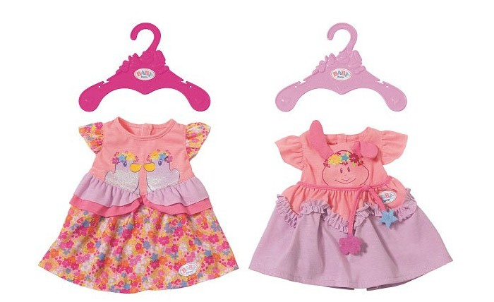 Купить zapf creation платье с вешалкой для куклы baby born 43 см 824-559