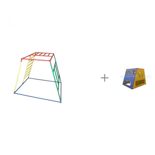 Купить ранний старт детский спортивный комплекс стандарт базовая комплектация с игровым чехлом палатка цветная 
