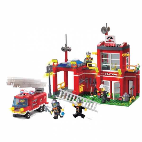 Купить конструктор enlighten brick fire rescue (380 деталей) г45476