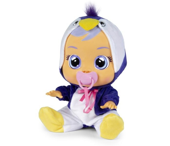 Купить imc toys crybabies плачущий младенец pingui 90187