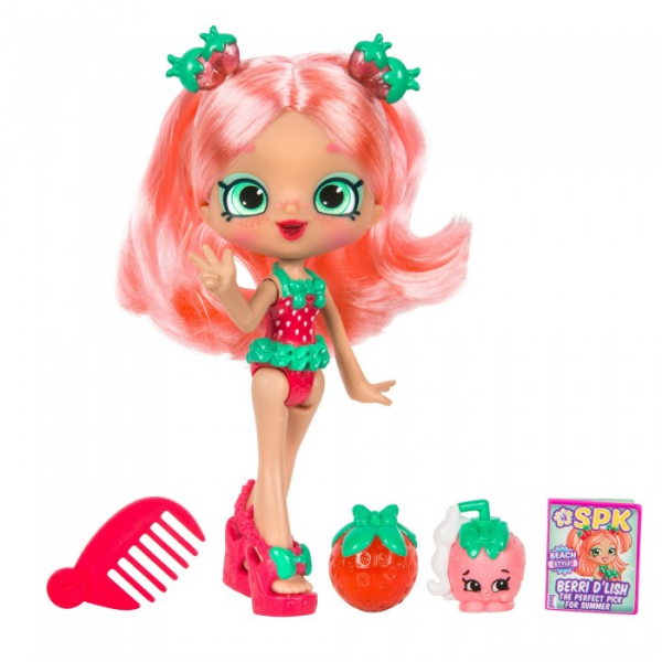 Купить shopkins кукла shoppies клубничка берри 57249