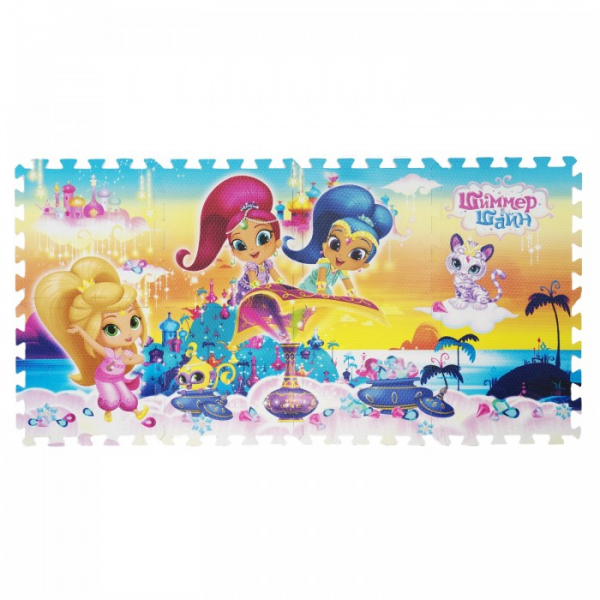 Купить игровой коврик shimmer&shine коврик-пазл 8 сегментов 33141