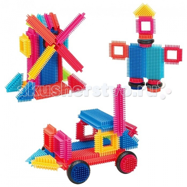 Купить конструктор bristle blocks игольчатый в коробке 36 деталей 68170