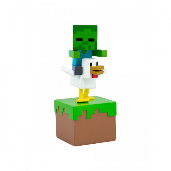 Купить minecraft фигурка adventure figures серия 3 zombie chicken jockey 10 см tm08450