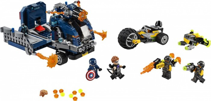 Купить конструктор lego super heroes мстители: нападение на грузовик 76143