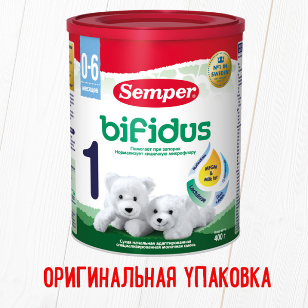 Купить semper молочная смесь bifidus nutradefense 1 0-6 мес. 400 г 991697