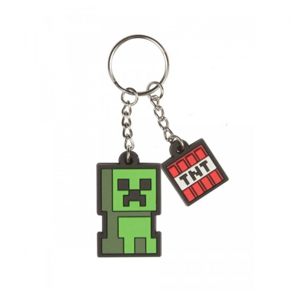 Купить minecraft брелок creeper sprite tm09370