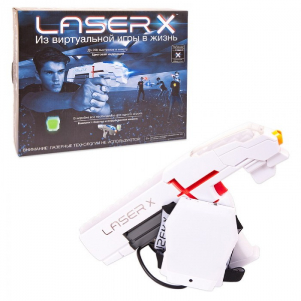 Купить laserx набор игровой (1 бластер, 1 мишень) 88011