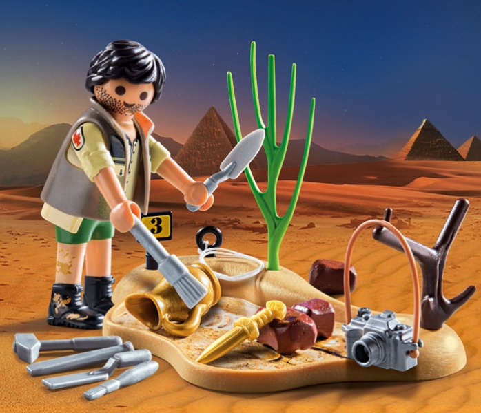 Купить конструктор playmobil экстра-набор: археолог 9359pm