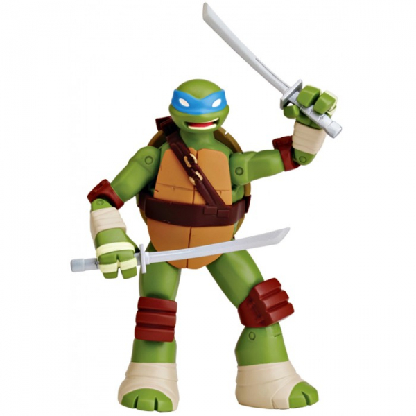 Купить playmates tmnt фигурка черепашки-ниндзя леонардо с боевым панцирем 12 см 90521 90521