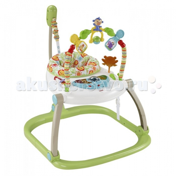 Купить прыгунки fisher price mattel друзья из тропического леса chn38