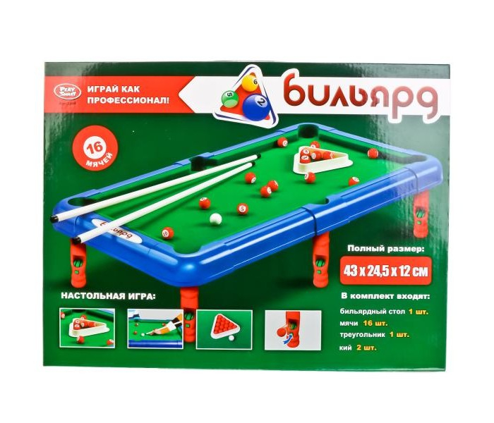 Купить play smart настольная игра бильярд q409-h30023