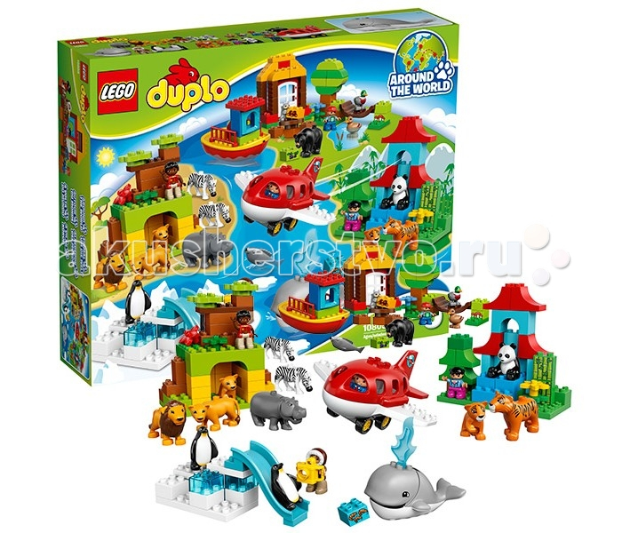 Купить конструктор lego duplo 10805 лего дупло вокруг света: в мире животных 10805