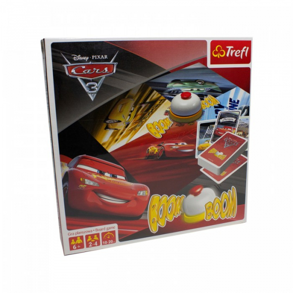 Купить trefl настольная игра boom boom тачки 3 01491t