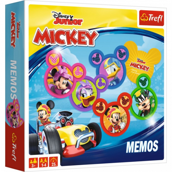 Купить trefl настольная игра мемос mickey rr 01601t