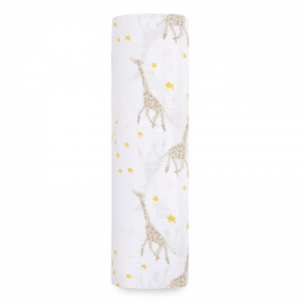 Купить пеленка aden&anais муслиновая starry star giraffes 112х112 см eswc10004