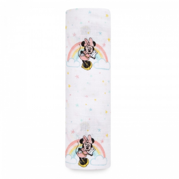 Купить пеленка aden&anais муслиновая minnie rainbows essentials 112х112 см eswc10005di