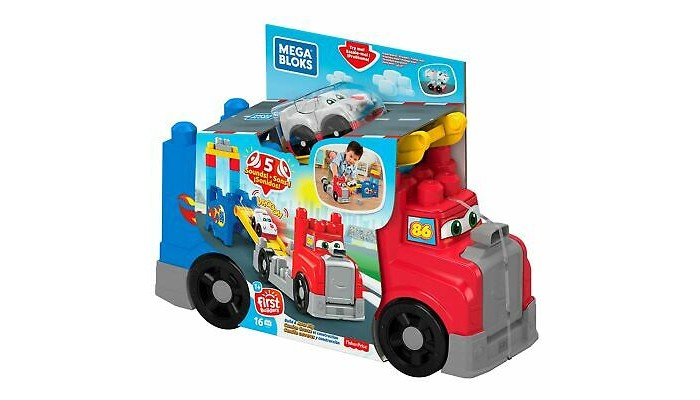 Купить конструктор mega bloks большая машинка для гонок fvj01