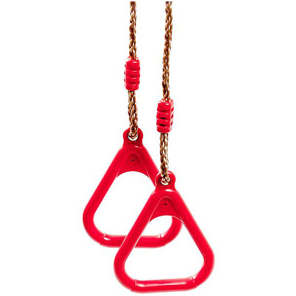 Купить гимнастические кольца kett-up на верёвках, красные ( id 10248493 )