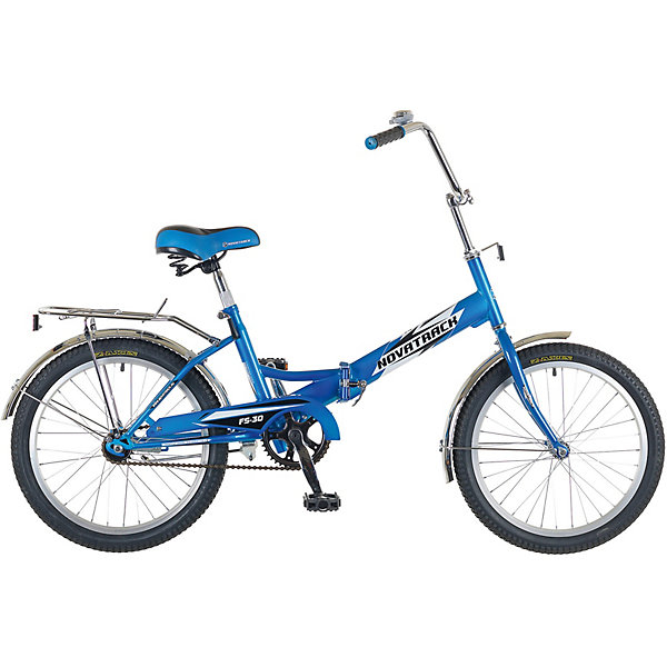 Купить двухколесный велосипед novatrack fs30, 20 дюймов, синий ( id 11030897 )