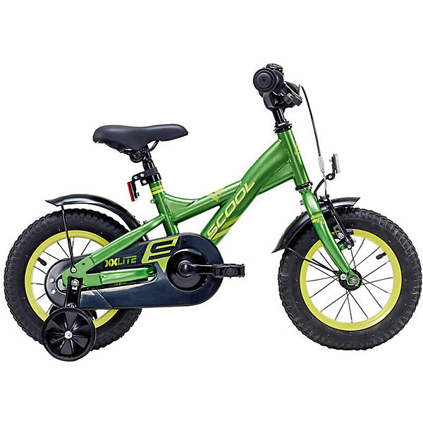 Купить двухколесный велосипед scool xxlite 12 дюймов, черно-зеленый ( id 11397866 )