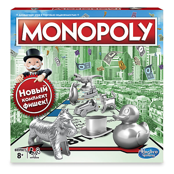 Купить настольная игра hasbro games "классическая монополия" (обновленная версия) ( id 7197988 )