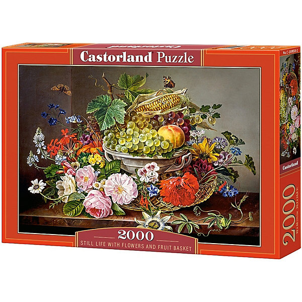 Купить пазл castorland "натюрморт с цветами" 2000 деталей ( id 7590994 )