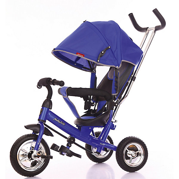 Купить трехколесный велосипед moby kids "start" 10x8, синий ( id 8317117 )