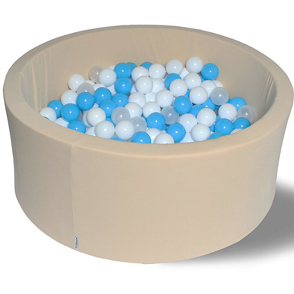 Купить сухой бассейн hotenok "ванильные облака" 40 см, 200 шариков ( id 9633816 )