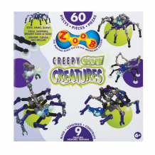 Купить конструктор zoob glow creepy creatures 60 элементов 14003