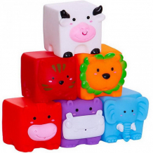 Купить junfa игрушка для ванной кубики мои любимые животные tl936